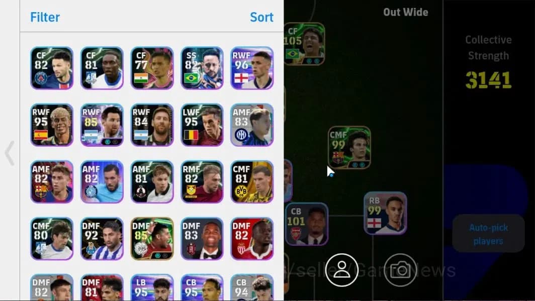eFootball Accounts Android|PES Adriano,Bebeto,Fabio Cannavaro,Raul,Fr image 3