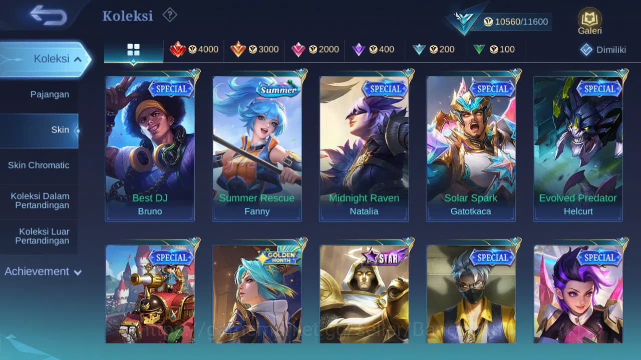 Mobile Legends: Bang Bang Accounts GLOBAL Hero 42 Skin 53 | Lunar Sun | Epic Moskov | image 2