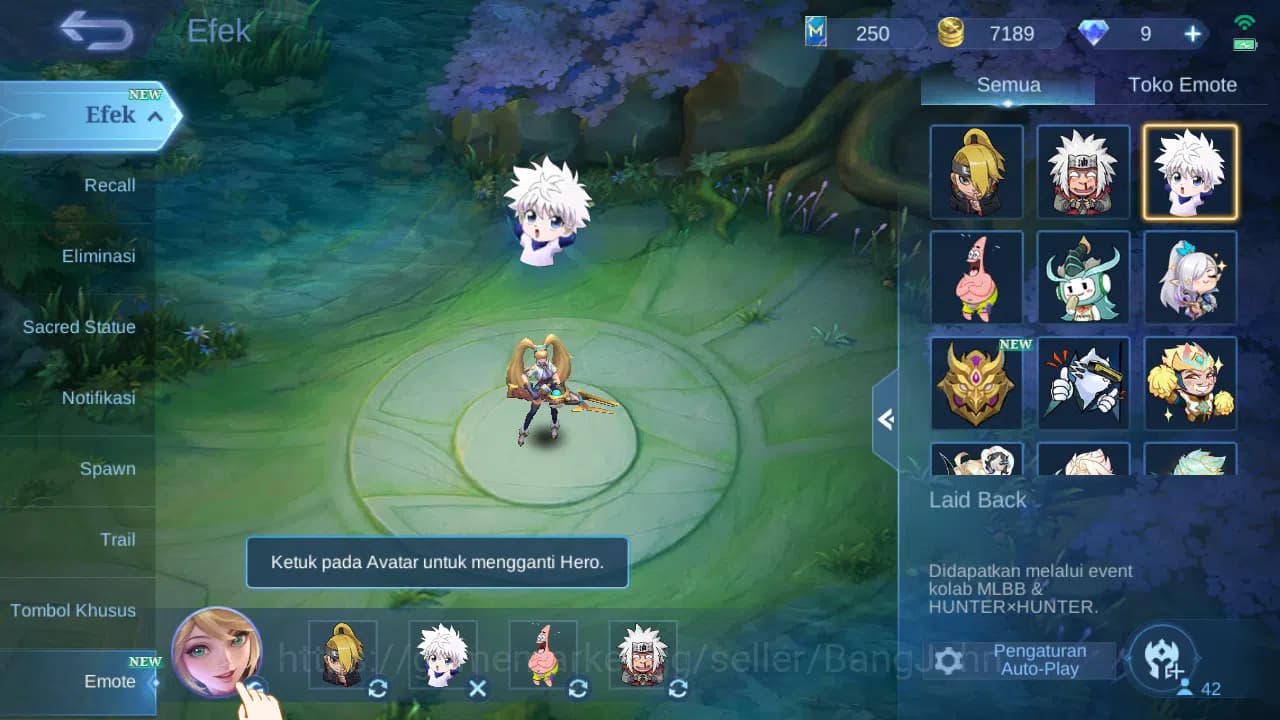 Mobile Legends: Bang Bang Accounts GLOBAL Hero 42 Skin 53 | Lunar Sun | Epic Moskov | image 7