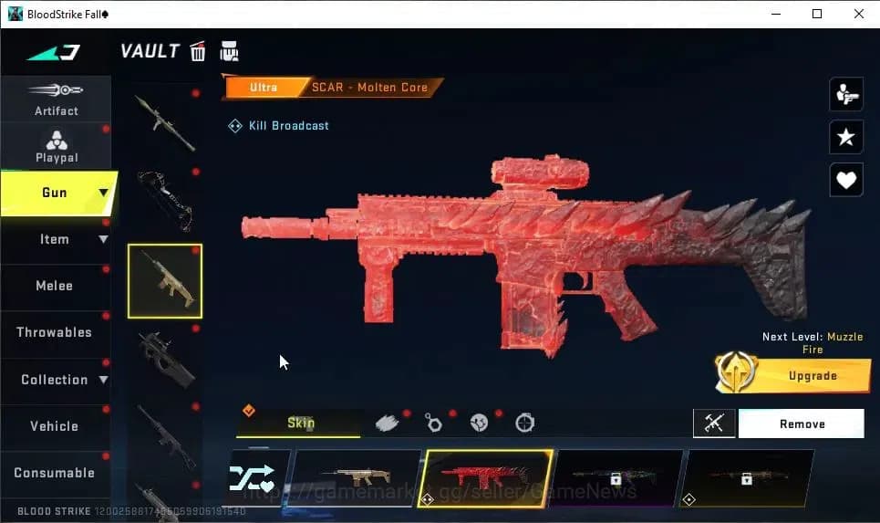 Blood Strike Accounts ASIA|2 ULTRA[M4A1-Ironsurgency Lv2,SCAR-Molten Cor image 9