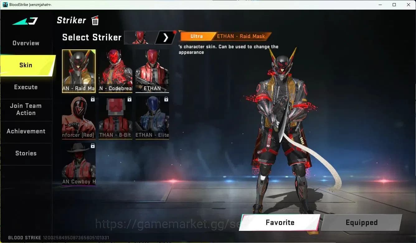Blood Strike Accounts ASIA|COLLAB=ZANPAKUTO,QBZ95,KAR98K|ULTRA=ONE HANDE image 3