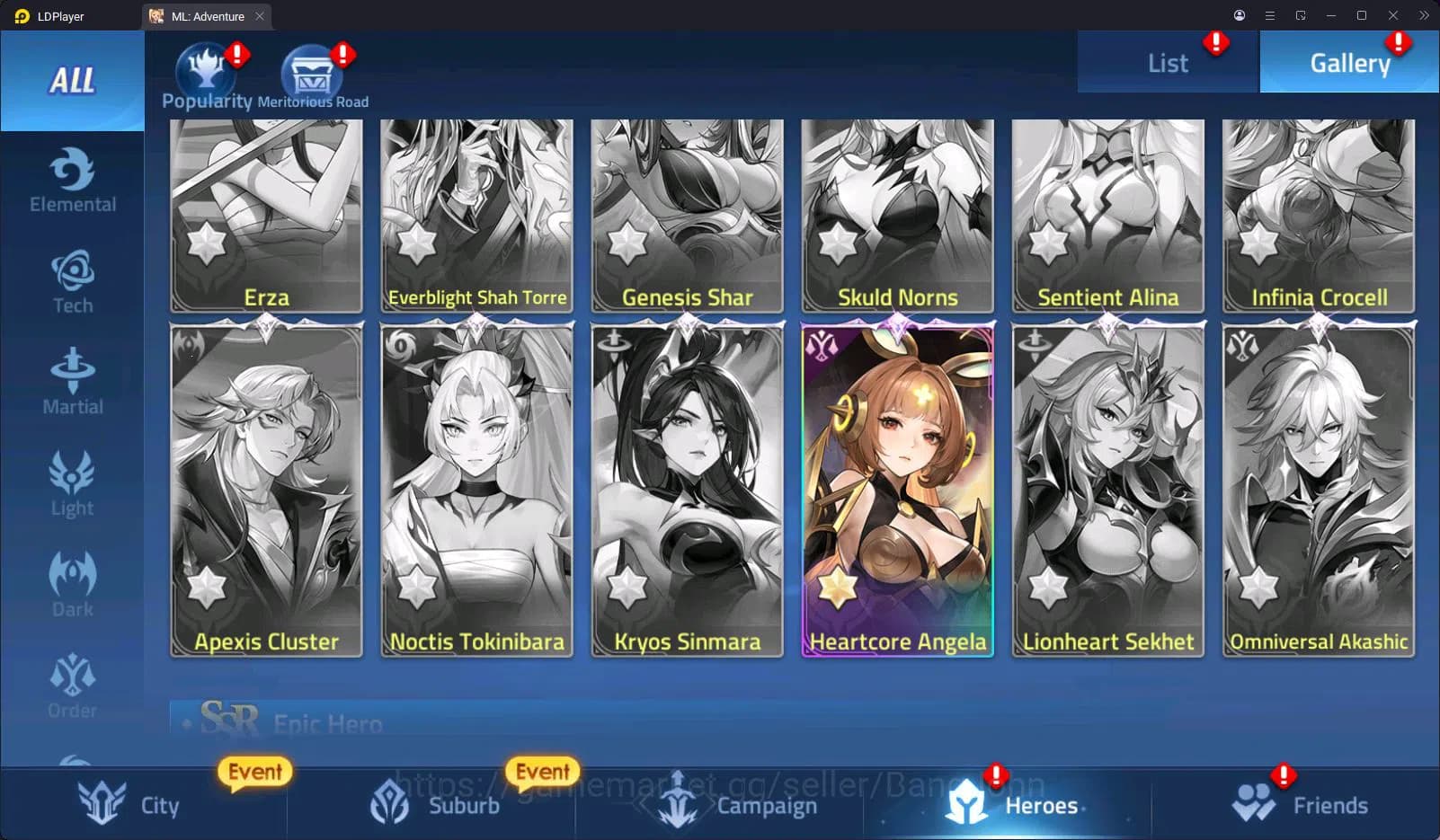 Mobile Legends: Adventure Accounts SERVER 70681 | LVL 58 | 5.8M POWER | HERO 125 | 2 image 10