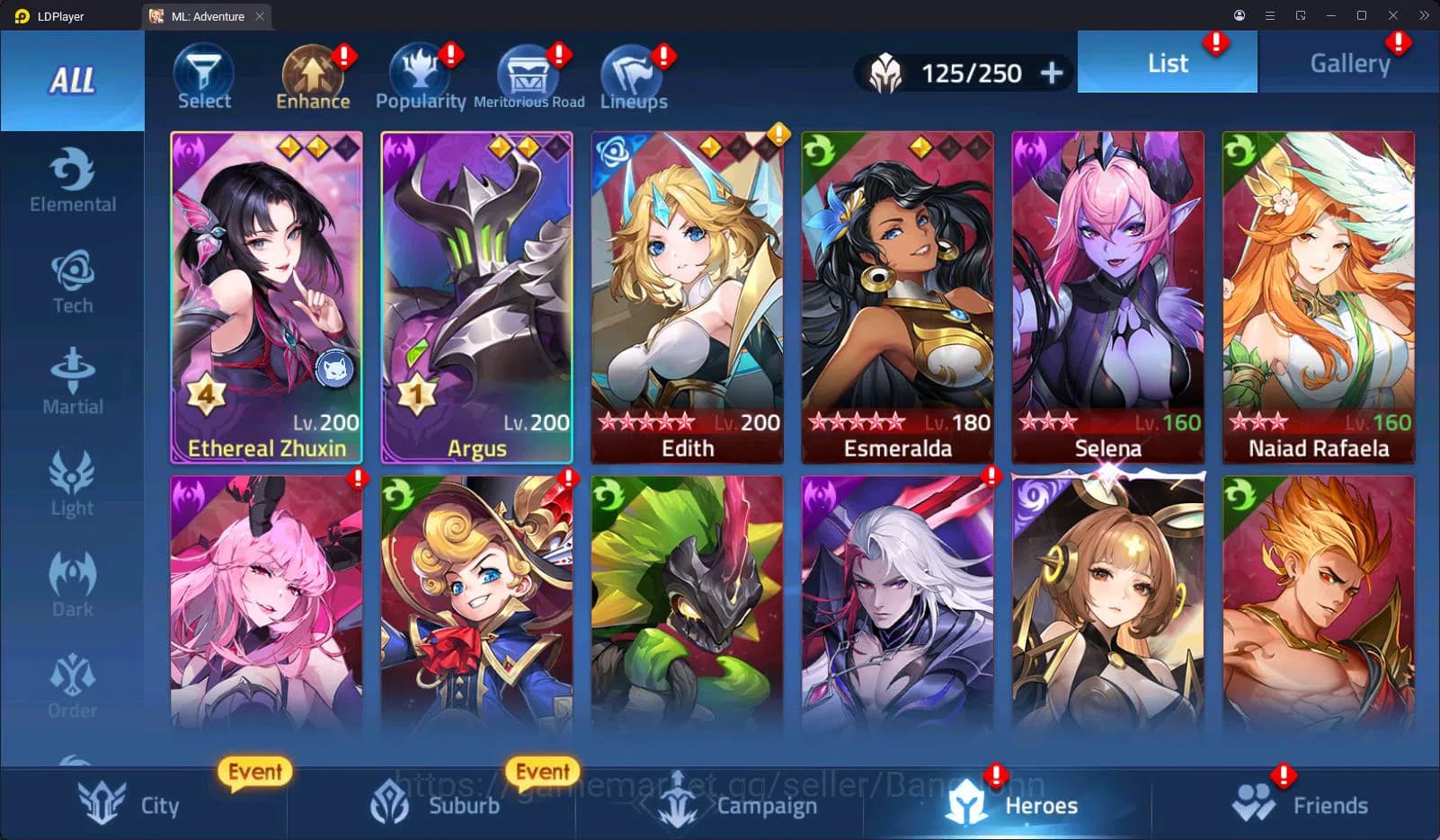 Mobile Legends: Adventure Accounts SERVER 70681 | LVL 58 | 5.8M POWER | HERO 125 | 2 image 11