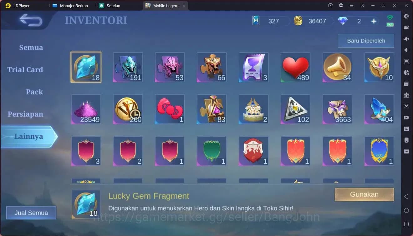 Mobile Legends: Bang Bang Accounts Global | Hero 102, Skin 188. Collector Natalia, KO image 12