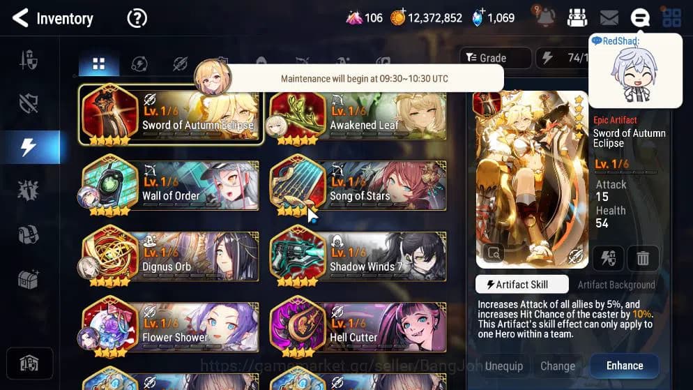 Epic Seven Accounts GLOBAL UNVERIF|New Era|5 ML(Salome,SOT Snow,Har Se image 8