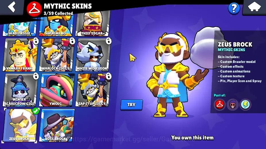 Brawl Stars Accounts 1008 Trophy|6K Bling|20 Brawler 3 Max Lv 1Legend | image 11