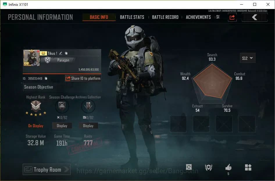 Arena Breakout Accounts MOBILE Lvl 30 | SV 32,8 M | CV 22 M |MORE SKIN DEC image 1