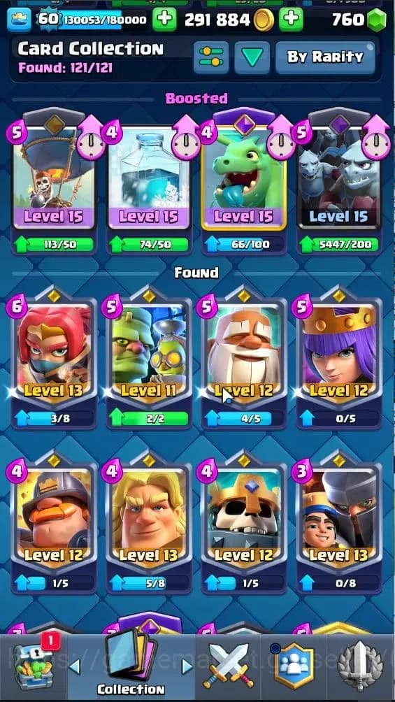 Clash Royale Accounts Lv 60|Trophy 11203|KTL 15|Limited Skin|Card 121|4 image 16