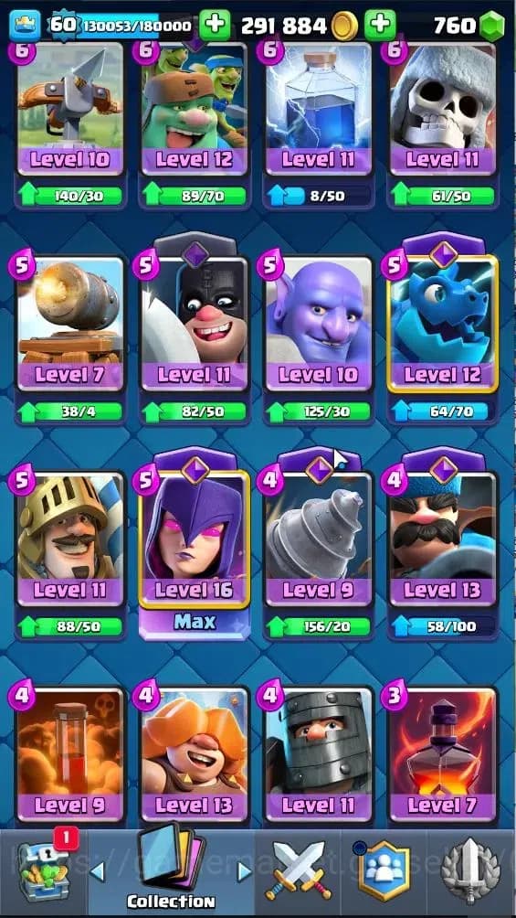 Clash Royale Accounts Lv 60|Trophy 11203|KTL 15|Limited Skin|Card 121|4 image 19