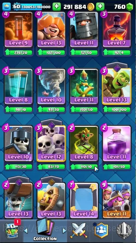 Clash Royale Accounts Lv 60|Trophy 11203|KTL 15|Limited Skin|Card 121|4 image 20