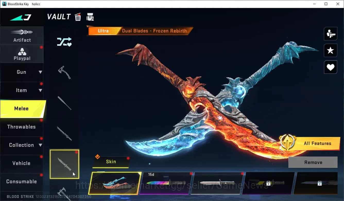 Blood Strike Accounts ASIA|ETERNAL Zero-Oda+MELE DualBlades+Collab 7DS A image 14