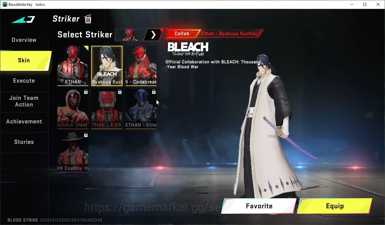 Blood Strike Accounts ASIA|ETERNAL Zero-Oda+MELE DualBlades+Collab 7DS A image 17