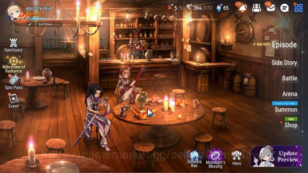 Epic Seven Accounts GLOBAL Unverif|New Era|3 ML(Salome, DK Sharun, FCe image 1