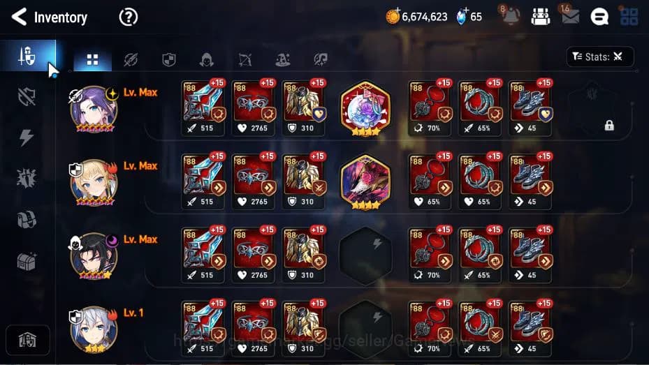 Epic Seven Accounts GLOBAL Unverif|New Era|3 ML(Salome, DK Sharun, FCe image 10