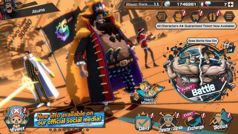 One Piece Bounty Rush Accounts GLOBAL | 3 ex | Borsalino, Trafalgar, Marshall | L image 1