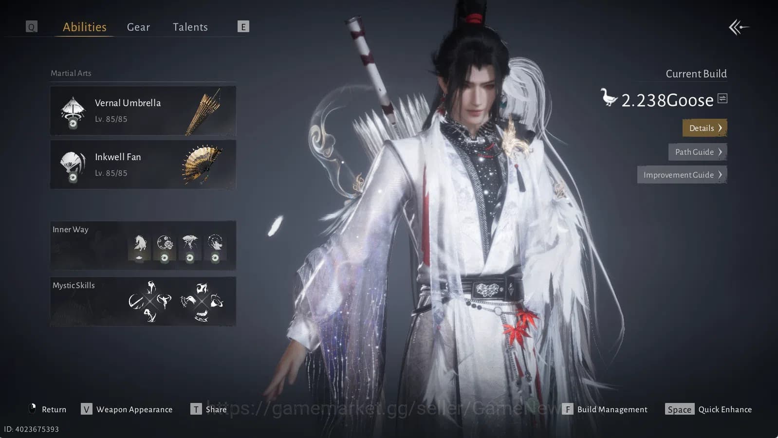 Where Winds Meet Accounts GLOBAL|Lv 85|GS 22k| Legend Mode | Limited Feather image 11