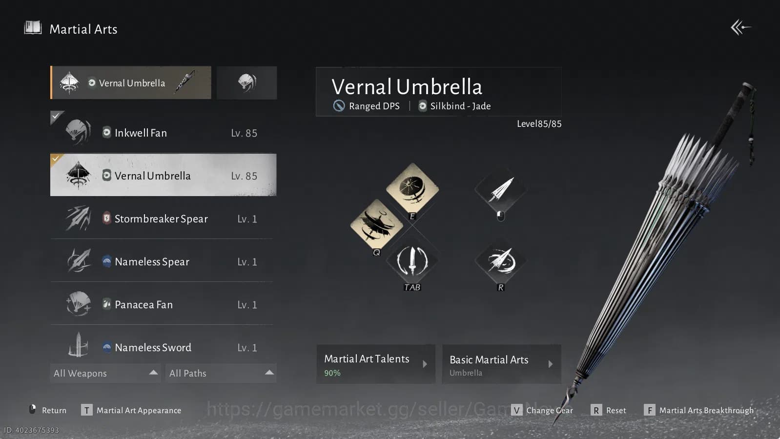 Where Winds Meet Accounts GLOBAL|Lv 85|GS 22k| Legend Mode | Limited Feather image 12