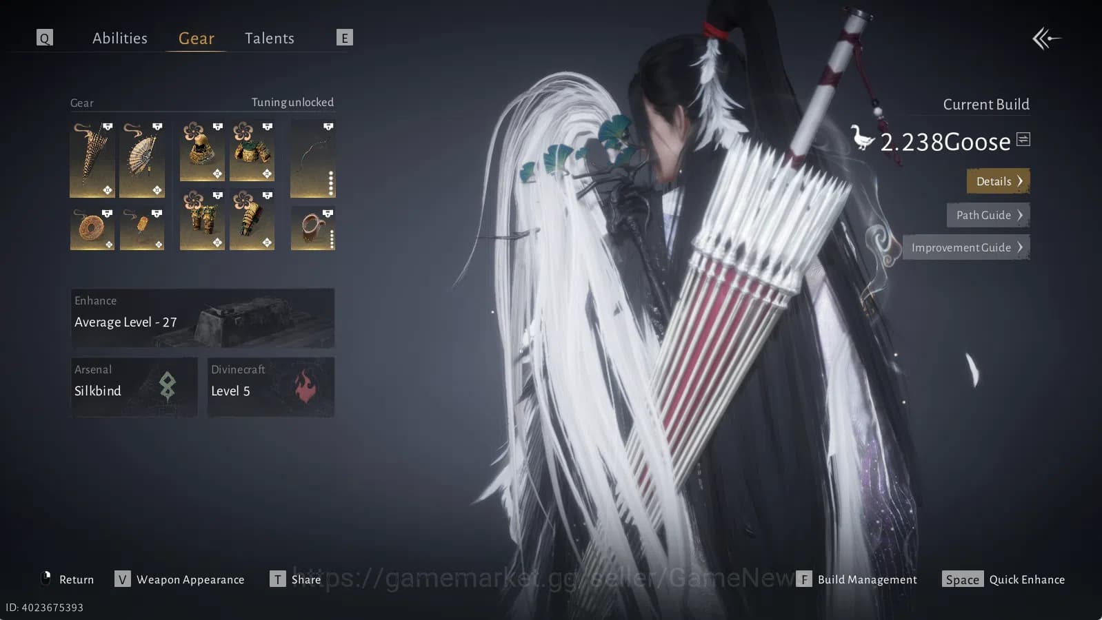 Where Winds Meet Accounts GLOBAL|Lv 85|GS 22k| Legend Mode | Limited Feather image 14