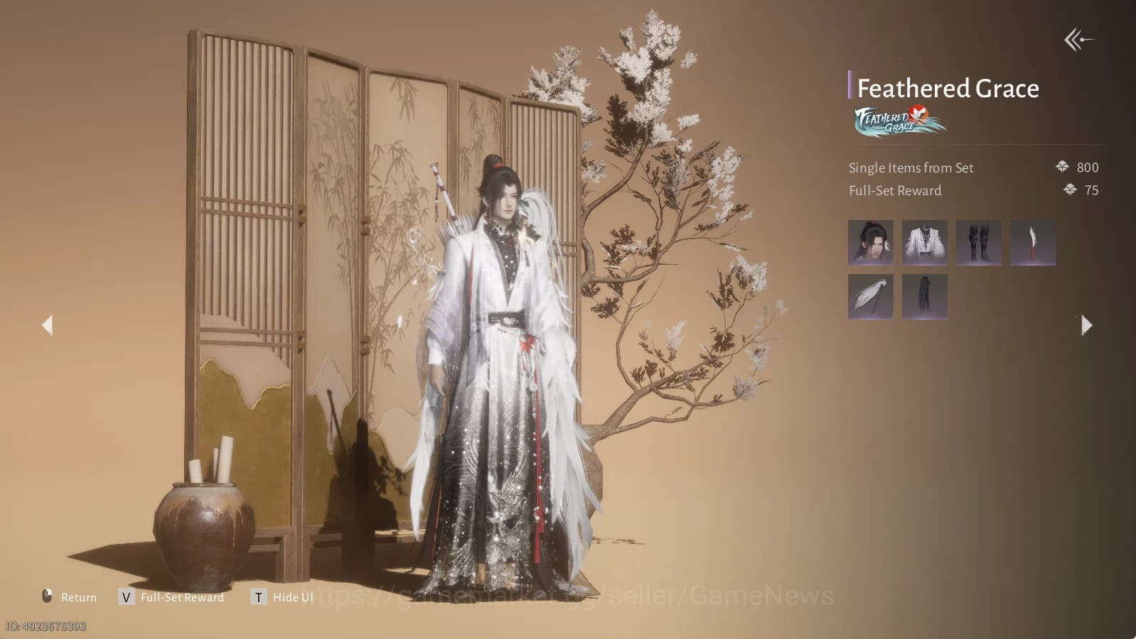 Where Winds Meet Accounts GLOBAL|Lv 85|GS 22k| Legend Mode | Limited Feather image 5