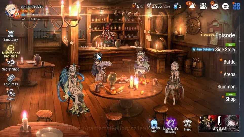 Epic Seven Accounts GLOBAL Unverif|10 ML(Salome,Belian,LH Cermia,Etc)+ image 1