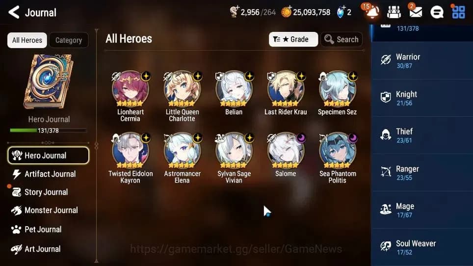 Epic Seven Accounts GLOBAL Unverif|10 ML(Salome,Belian,LH Cermia,Etc)+ image 6