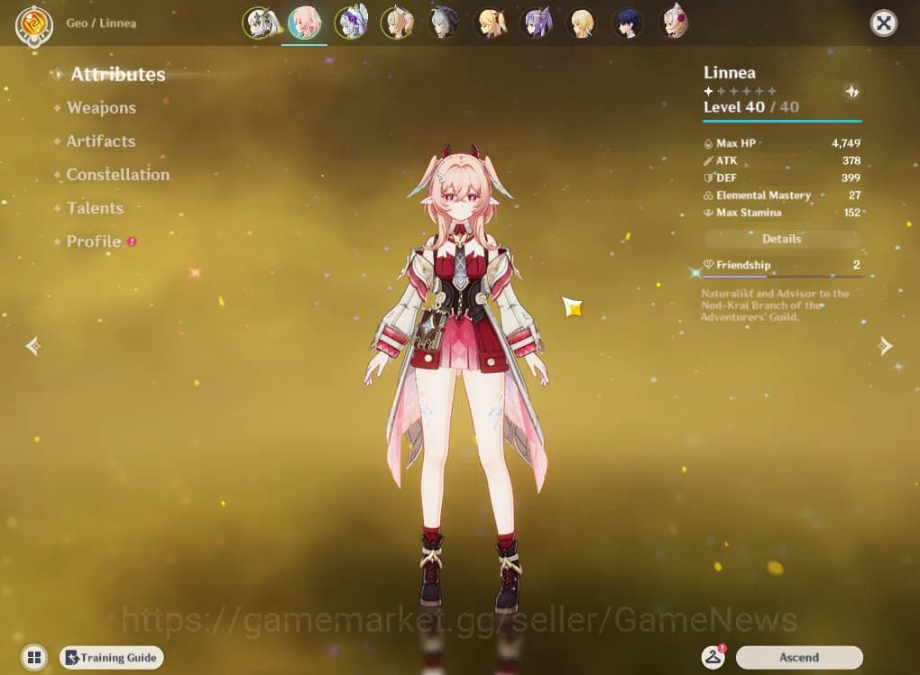 Genshin Impact Accounts ASIA|AR 25|2 Limited +18(*4Character)|Linea,Nahida image 4