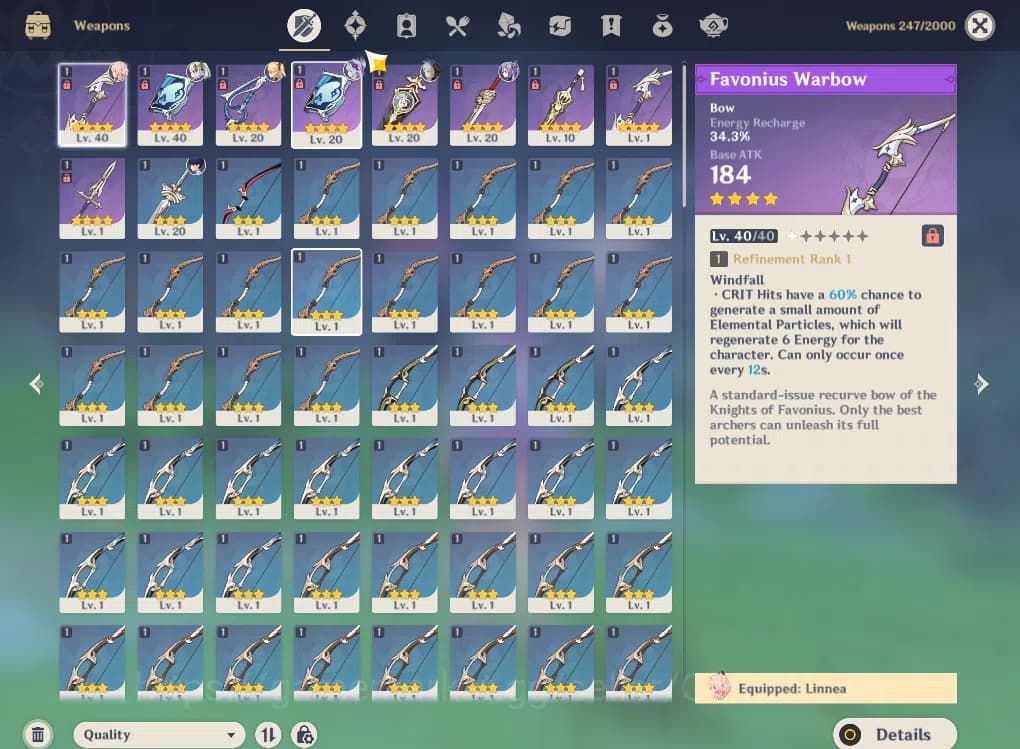 Genshin Impact Accounts ASIA|AR 25|2 Limited +18(*4Character)|Linea,Nahida image 5