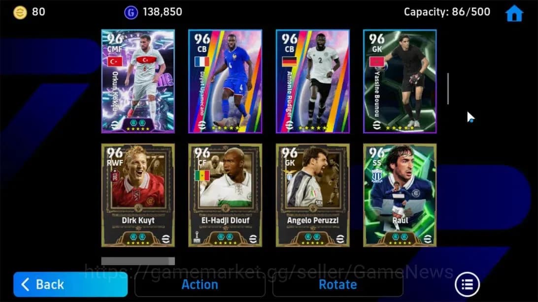 eFootball Accounts Android|Jan Koller Poacher,Hugo Ekitike,Wayne Roon image 16