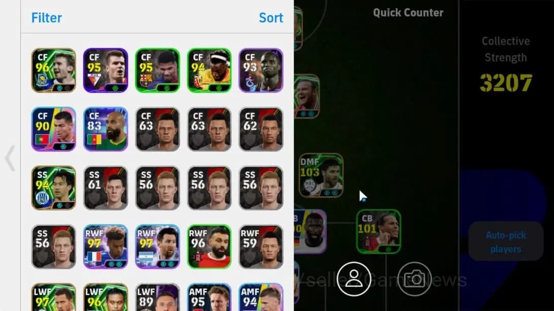 eFootball Accounts Android|Jan Koller Poacher,Hugo Ekitike,Wayne Roon image 3