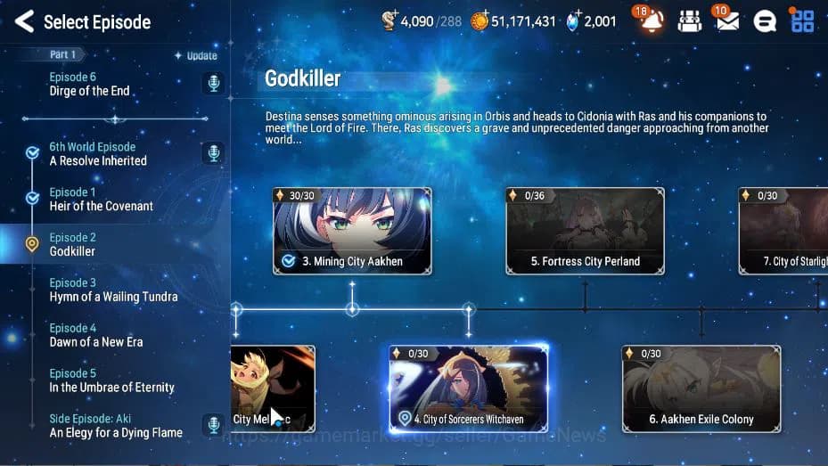 Epic Seven Accounts GLOBAL Unverif|New Era|6 ML(NM Luna, EIlynav, SE C image 11