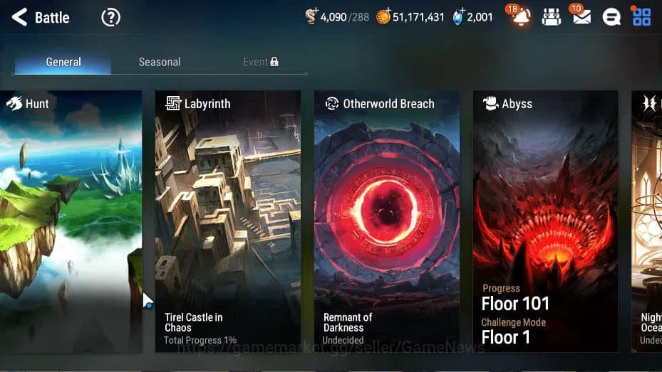 Epic Seven Accounts GLOBAL Unverif|New Era|6 ML(NM Luna, EIlynav, SE C image 13