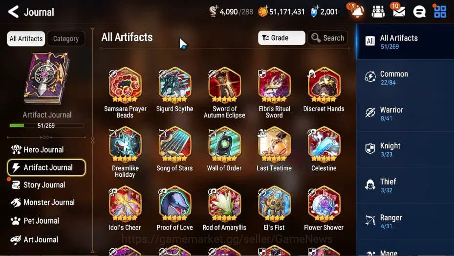 Epic Seven Accounts GLOBAL Unverif|New Era|6 ML(NM Luna, EIlynav, SE C image 19