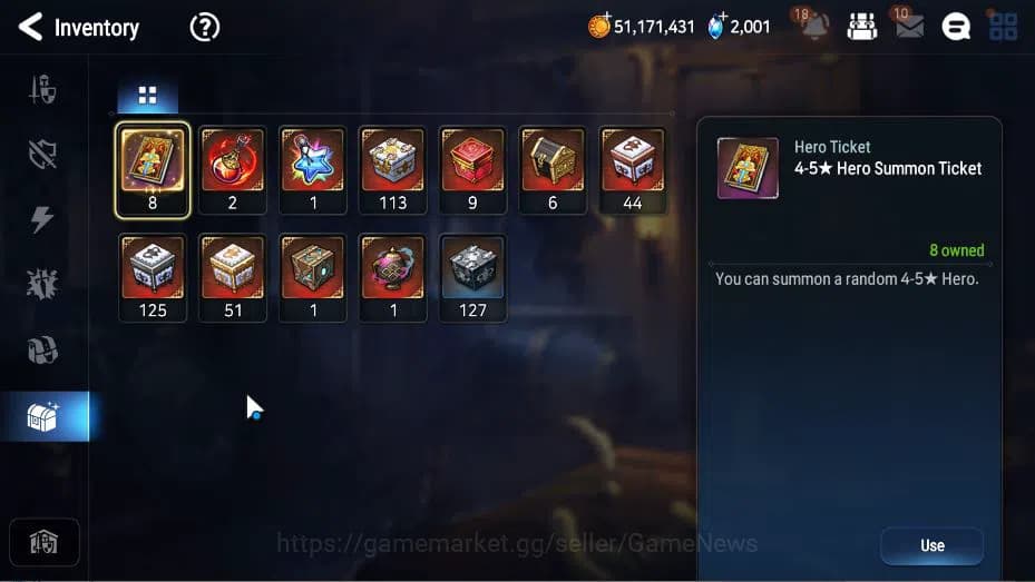 Epic Seven Accounts GLOBAL Unverif|New Era|6 ML(NM Luna, EIlynav, SE C image 3