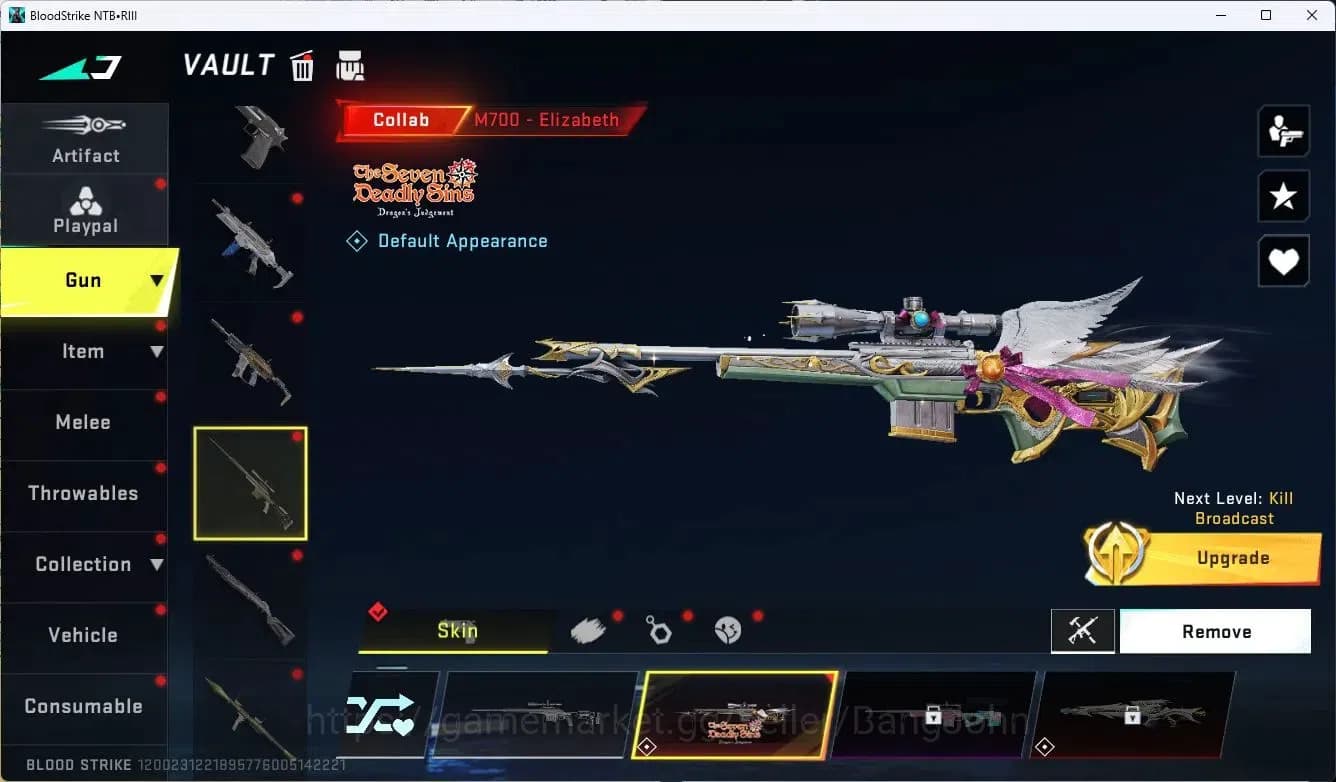 Blood Strike Accounts ASIA|MELE,B FLY KNIFE|COLLAB,MP7,RPK,AR97|COLLAB,A image 8