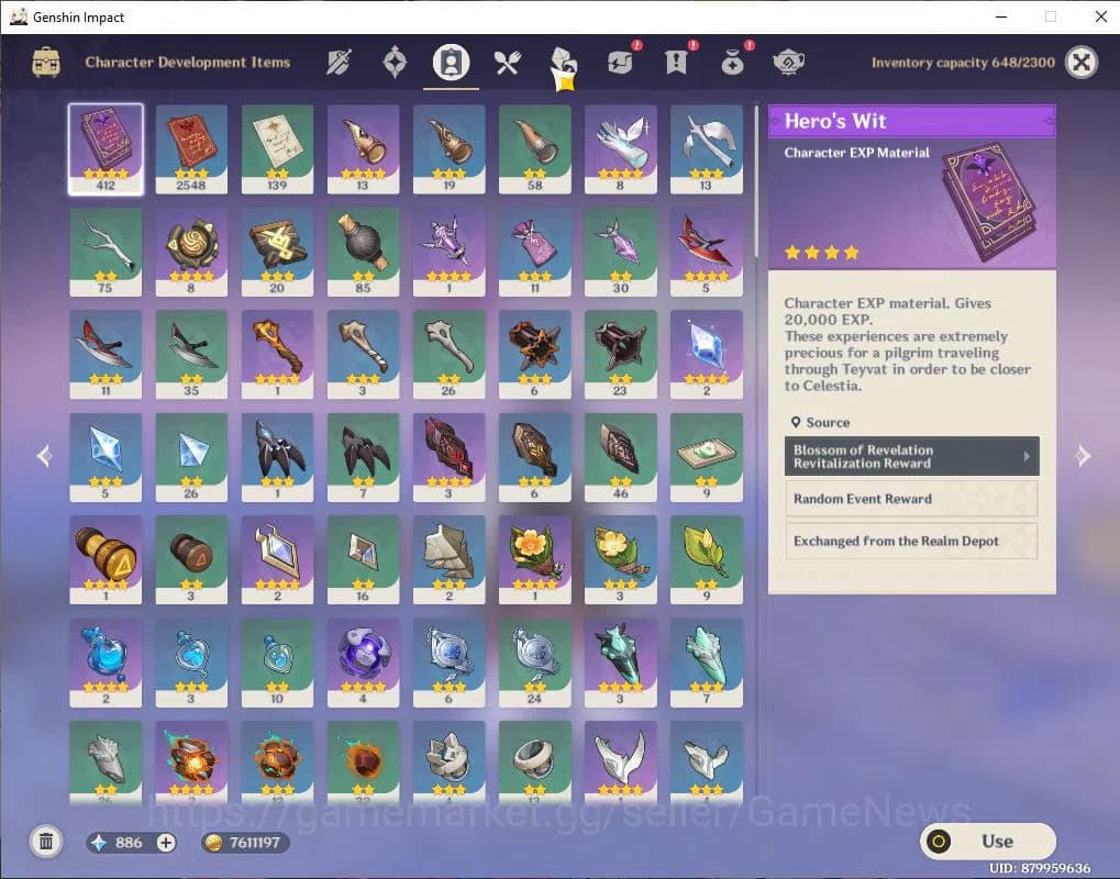 Genshin Impact Accounts ASIA |AR 55|5 Limit+5(*5WeP)|(Columbina,Navia,Nilo image 11