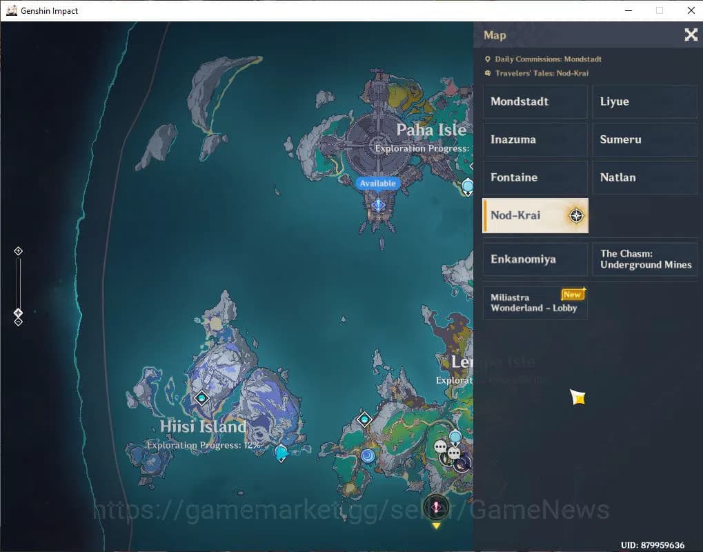 Genshin Impact Accounts ASIA |AR 55|5 Limit+5(*5WeP)|(Columbina,Navia,Nilo image 19