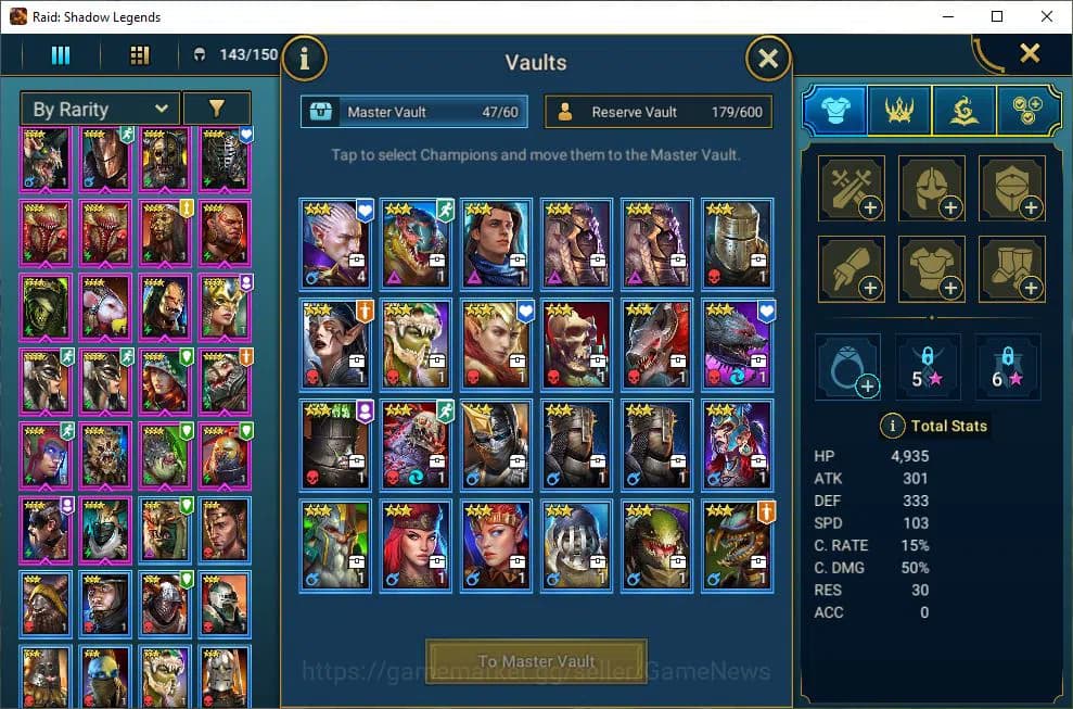 Raid: Shadow Legends Accounts Lv6 581K Power|1 Mythic(Siegfrund)|23 Legend(Ninja image 14