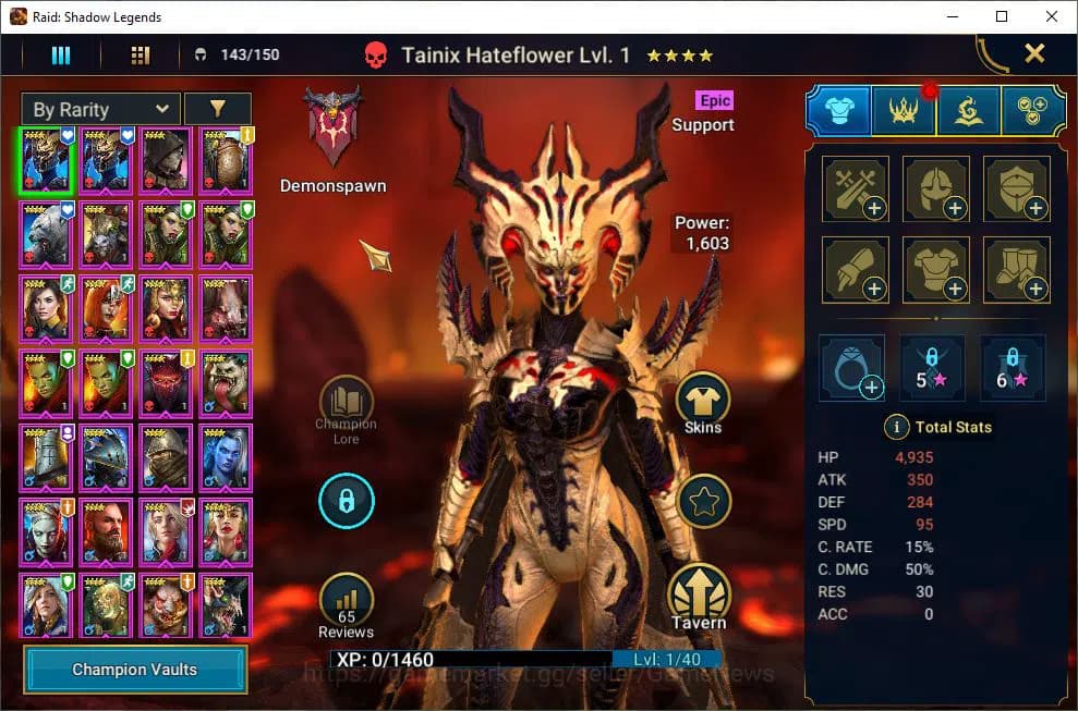 Raid: Shadow Legends Accounts Lv6 581K Power|1 Mythic(Siegfrund)|23 Legend(Ninja image 16