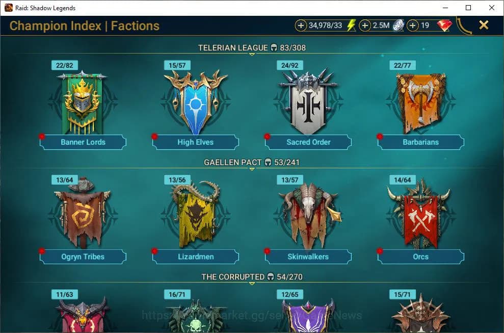 Raid: Shadow Legends Accounts Lv6 581K Power|1 Mythic(Siegfrund)|23 Legend(Ninja image 3