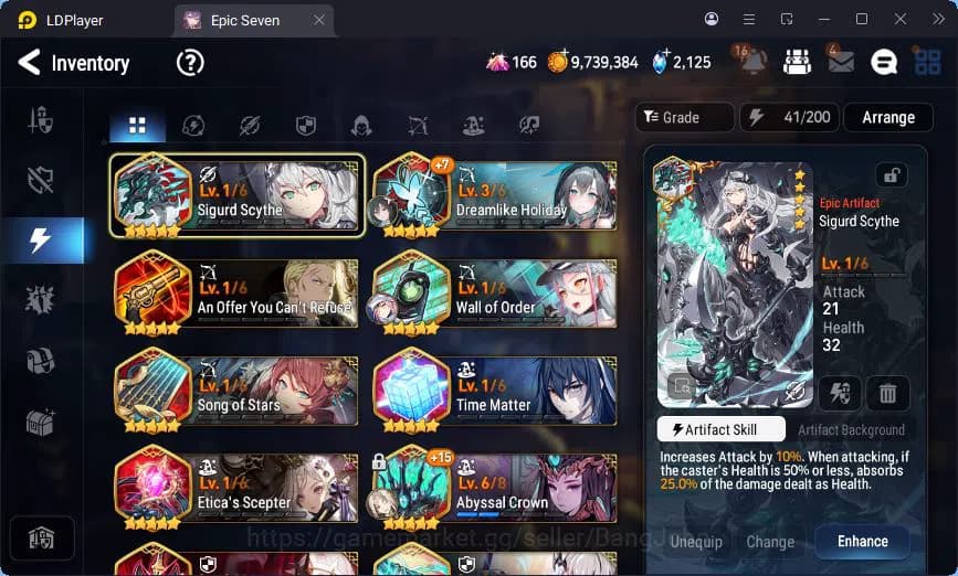 Epic Seven Accounts Global Unverif | 4ML | Vildred | Tieria | Lilibet image 11