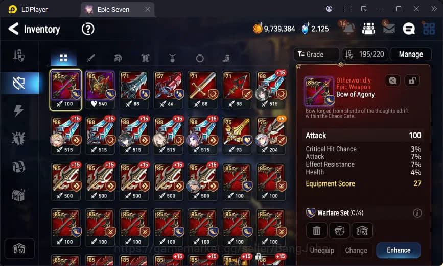 Epic Seven Accounts Global Unverif | 4ML | Vildred | Tieria | Lilibet image 12