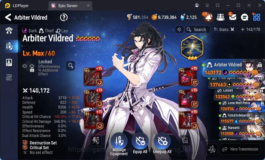 Epic Seven Accounts Global Unverif | 4ML | Vildred | Tieria | Lilibet image 16