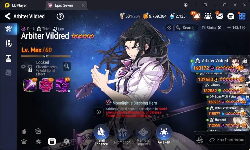 Epic Seven Accounts Global Unverif | 4ML | Vildred | Tieria | Lilibet image 17