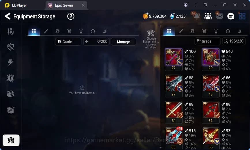 Epic Seven Accounts Global Unverif | 4ML | Vildred | Tieria | Lilibet image 7