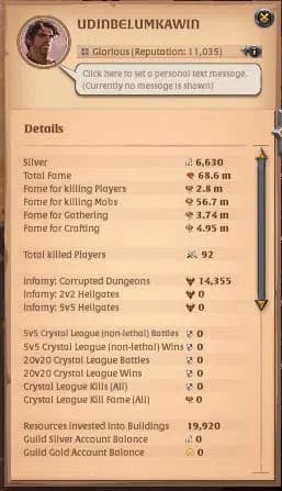 Albion Online Accounts ASIA|68,6M Total Fame|Cursed Staff Lv 102|ReadyPVP image 1