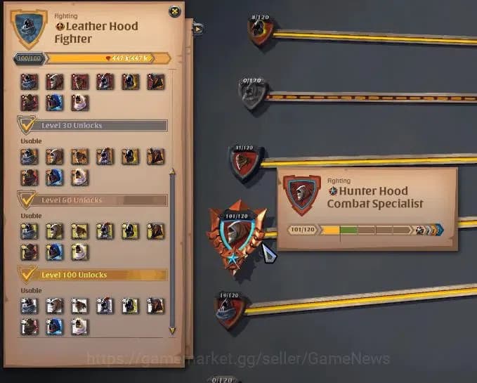 Albion Online Accounts ASIA|68,6M Total Fame|Cursed Staff Lv 102|ReadyPVP image 13