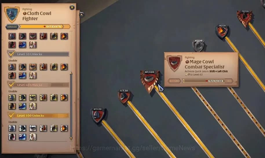Albion Online Accounts ASIA|68,6M Total Fame|Cursed Staff Lv 102|ReadyPVP image 14