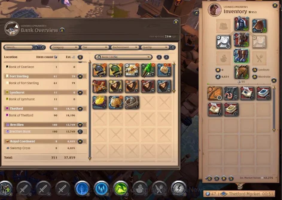 Albion Online Accounts ASIA|68,6M Total Fame|Cursed Staff Lv 102|ReadyPVP image 2