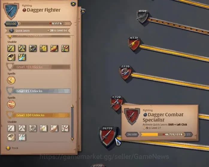 Albion Online Accounts ASIA|68,6M Total Fame|Cursed Staff Lv 102|ReadyPVP image 7