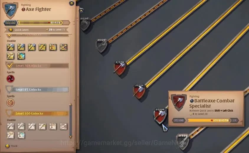 Albion Online Accounts ASIA|68,6M Total Fame|Cursed Staff Lv 102|ReadyPVP image 8